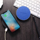 10W Jean Fabric Qi Wireless Charger Fast Charging Pad for iPhone X 8 8 Plus for Samsung S8 S7 Wireless Charger
