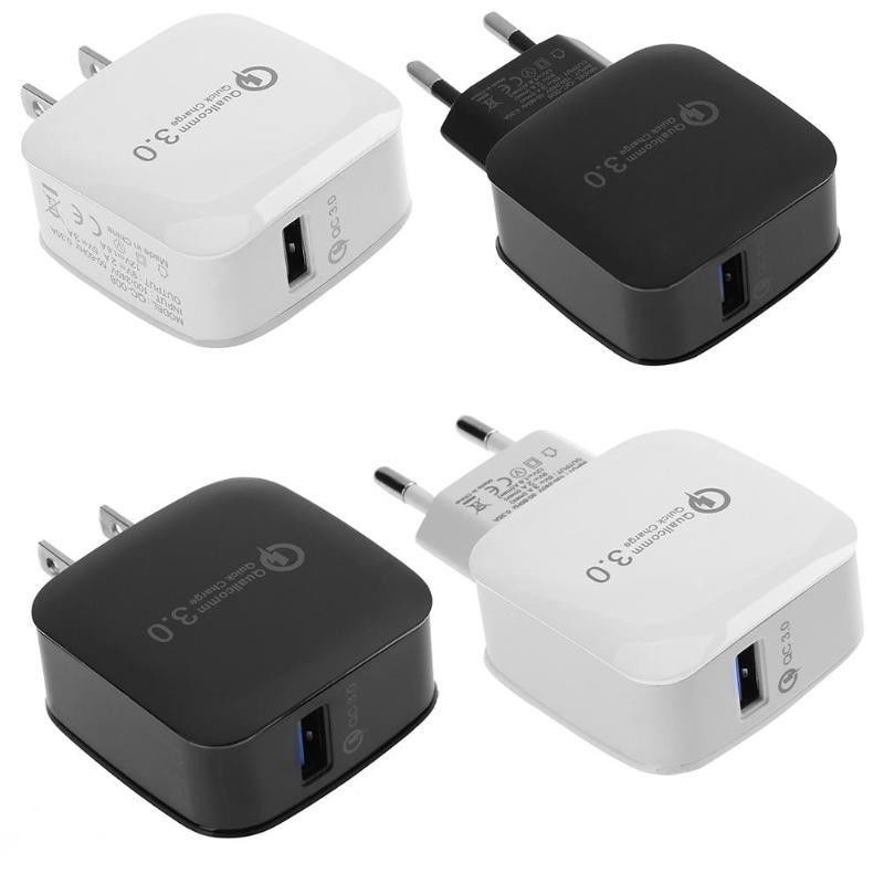 QC 3.0 quick chargers mobile phone usb wall charger Universal Mobile Charger