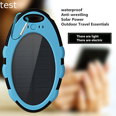 2018 new products portable plastic solar power bank 5000mah power bank solar