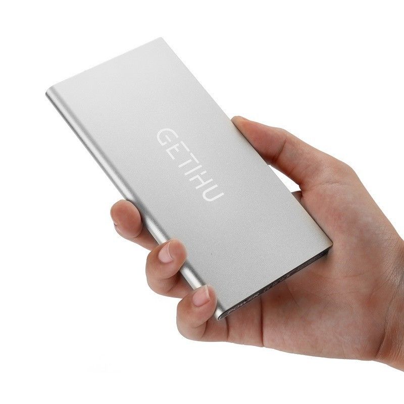 Promotional Gift Ultra Slim Power Bank 8000mah 10000mah with customized logo