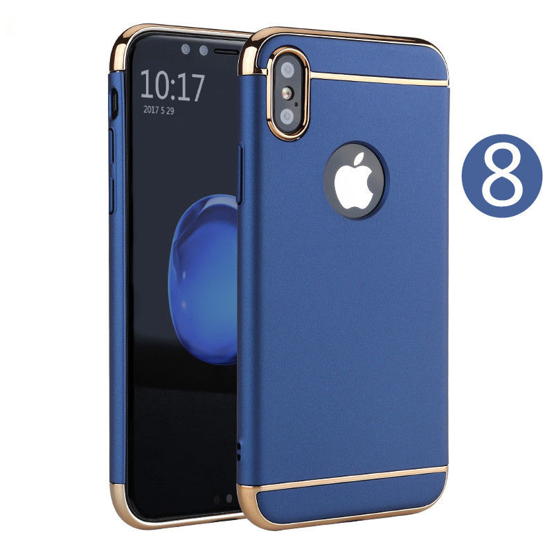 For iphone 8 case cover 2017 new product luxury 3 in 1 cell phone case for iphone 8